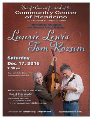 Concert with Laurie Lewis and Tom Rozum