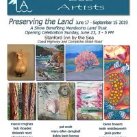 Mendocino Eco Artists Summer Show at Stanford Inn - "Preserving the Land"