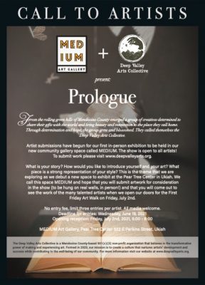 Call for Art Entries for “Prologue” Art Exhibition