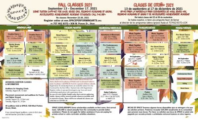 Register for SPACE Performing Arts Fall Classes