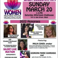 38th Annual Women’s History Gala set for Sunday, March 20 in Ukiah
