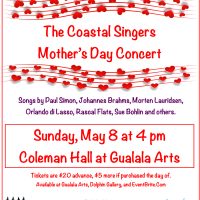 Mother's Day Concert at Gualala Arts