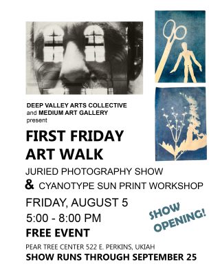 Photography Show Opening & Cyanotype Sun Print Workshop for First Friday Art Walk
