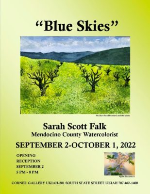 "Blue Skies" Sarah Scott Falk