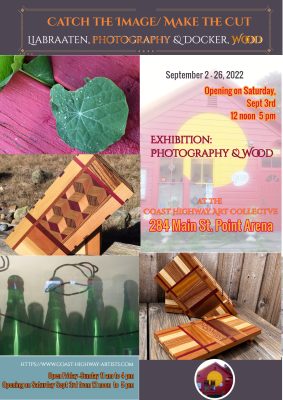 Coast Highway Art Collective presents Catch the Image/Make the Cut work of photography & wood