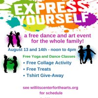 WCA Express Yourself Dance and Collage Experience--Free Fun for All Ages!