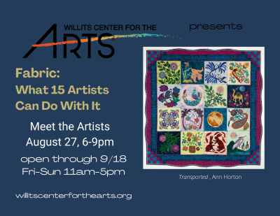 WCA September show presents Fabric: what artists can do with it!