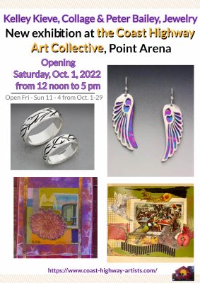 The Art of Collage and Jewelry guest artist Peter Bailey and Kelley Kieve