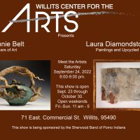 WCA is presenting Bonnie Belt’s ceramic work and paintings by Laura Diamondstone
