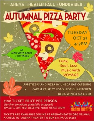 Autumnal Pizza Party - A Fundraiser for Arena Theater