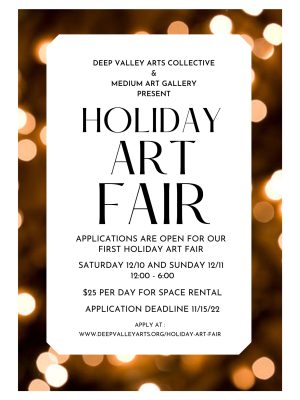 Call for Entries for Holiday Art Fair