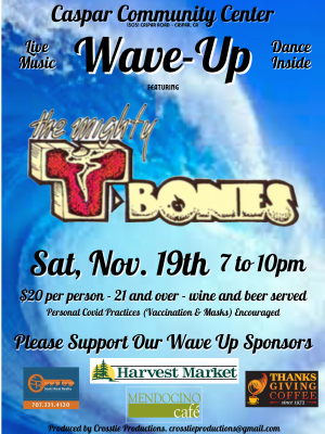 November Live Music and Dance Wave Up with The Mighty T-Bones