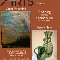WCA February: Featuring Nancy New’s Ceramics and Paintings by Victor Palomino