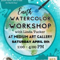 MEDIUM Art Gallery Presents Watercolor Earth Workshop for All Ages