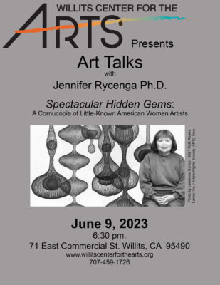 Dr. Jennifer Rycenga of San Jose University Art Talk of Lesser Known Women Artists