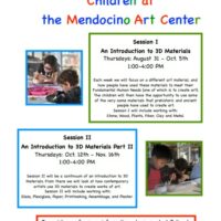Fall Art for Home School Children at the Mendocino Art Center