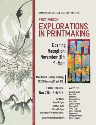 First Person: Explorations in Printmaking