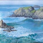 Walk Along the Headlands, ACM Featured painting show by Laura Corben