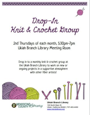 Drop-In Knit & Crochet Fiber Art Group