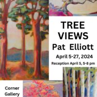 Tree Views, paintings by Pat Elliott